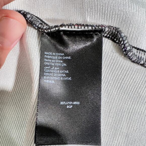 bebe x Naven Mini-Skirt Woman's Medium Floral Paisley STRETCHY Unlined Zipper - Picture 11 of 16